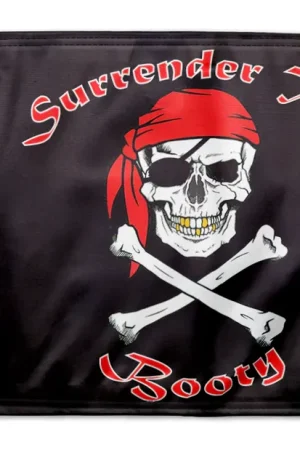 Surrender The Booty 12"x18" Forever Wave Flag Price Cut