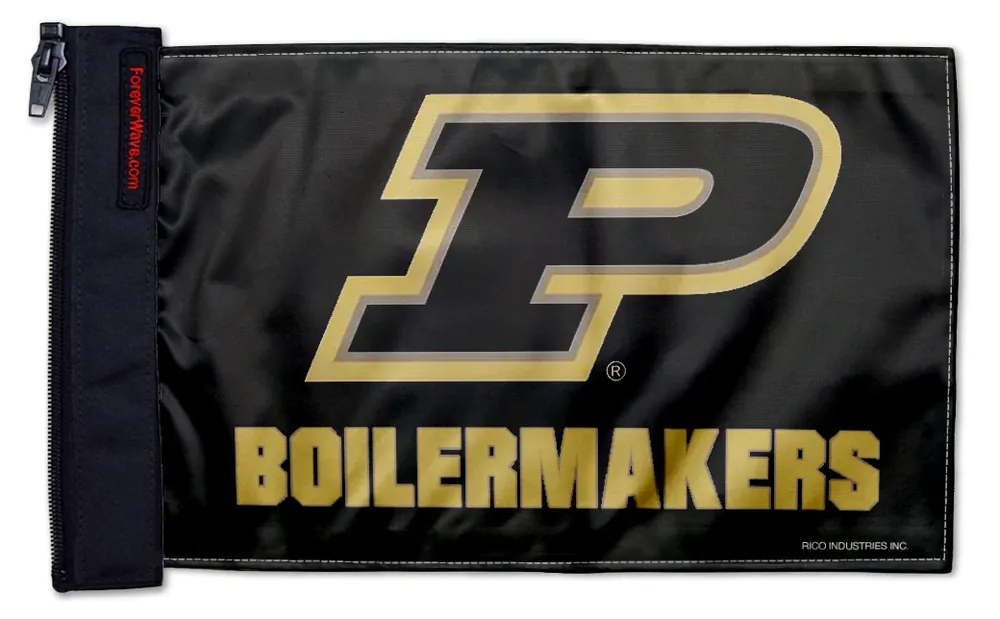 High Quality Purdue 11"x17" Forever Wave Flag