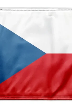 Czech Republic 12"x18" Forever Wave Flag for Jeep Wrangler JL 2-Door 2018-Present Price Cut