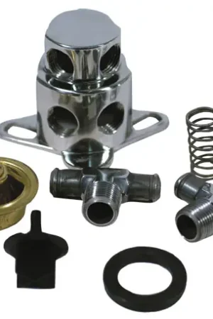 Polished Stainless Thermostat Kit For 455 Olds Buy Today