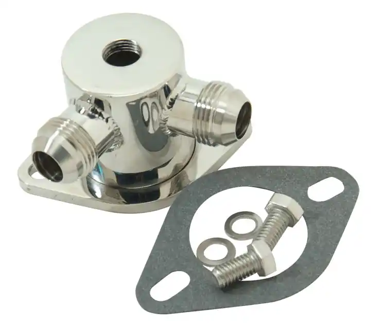 Polished 316L Stainless Steel Water Outlet -12 AN Outlet Divider with Bypass Best Price