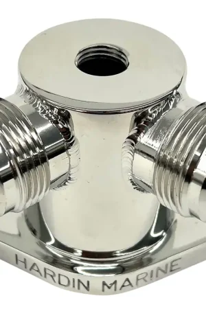 Polished 316L Stainless Steel Water Outlet -16 AN Outlet Divider with Bypass One Day Deal