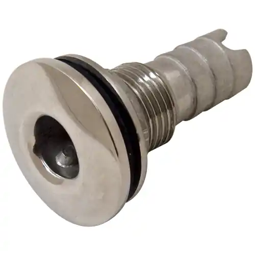 Fresh Stock 5/8" Slip-On Hose Stainless Steel Water Discharge Fitting - Short