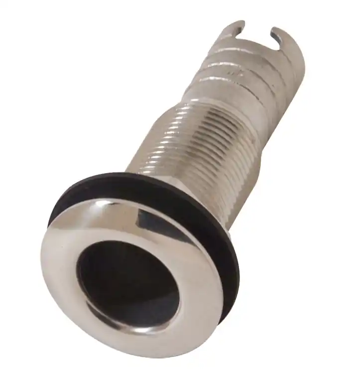 Today Only 1" Slip-On Hose Stainless Steel Water Discharge Fitting - Long
