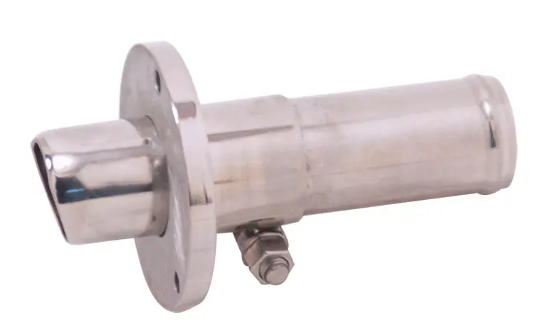 1-1/4" Push-On Hose Adjustable Mount Thru-Hull Water Pick-Up Luxury