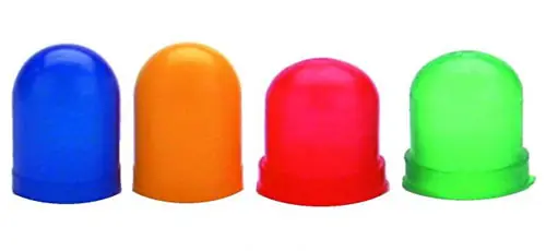 Colored Gauge Bulb Covers Special Discount