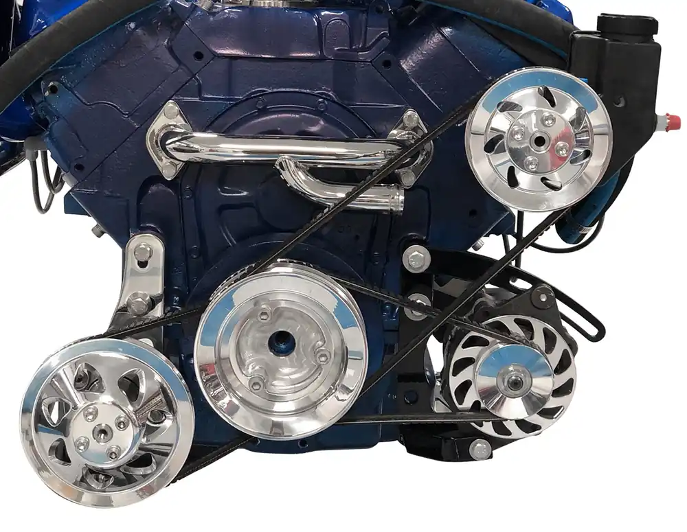 Standard Naturally Aspirated or Supercharged V-Belt Accessory Drive Kit for Big Block Chevy Best Price