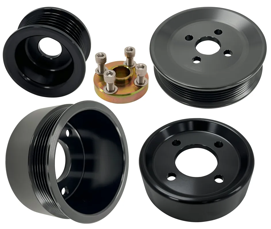 Billet 496 Mercury Serpentine Pulley Kit - Early Style Next Day Delivery