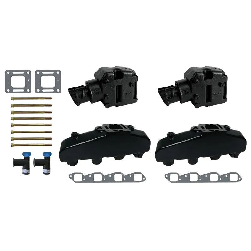 Popular Stock Mercury Replacement Big Block Chevy 454/502 Cast Iron 4" Exhaust Kit