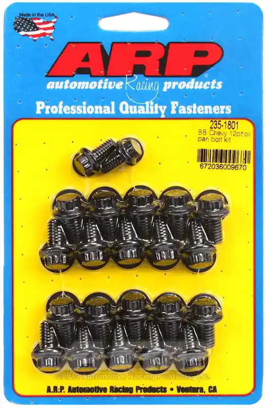 ARP BB Chevy 12pt Oil Pan Bolt Kit Hot Picks