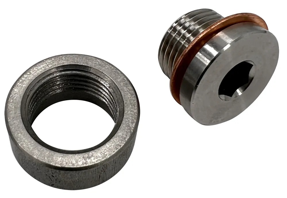 Special Discount Stainless Steel Oxygen Sensor O2 Bung Installed
