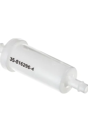 816296Q2 Marine Engine In-Line Fuel Filter with Barbs for 5/16-Inch (8 mm) Fuel Lines Fresh Stock