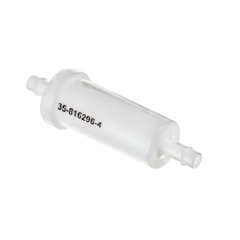 816296Q2 Marine Engine In-Line Fuel Filter with Barbs for 5/16-Inch (8 mm) Fuel Lines Fresh Stock