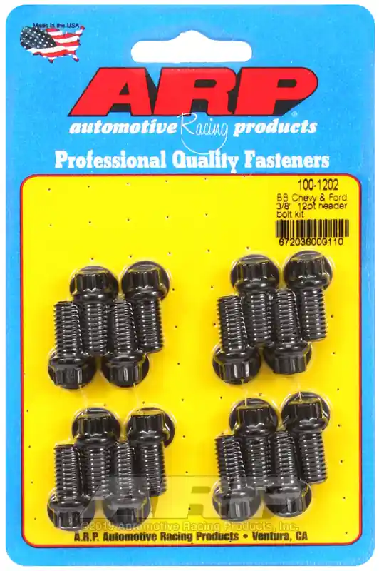 ARP BB Chevy & Ford 3/8" 12pt Header Bolt Kit Save Now