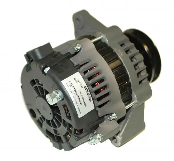 Latest Marine Power 12V 95-AMP 2" Mounting Foot Double V-Groove Pulley, Replaces # RA097007B