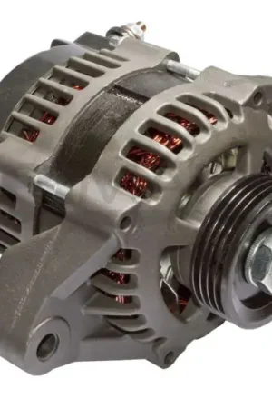Mercury O/B Alternator 2001-2011 75-115 HP 12V 50-Amp 4-Groove Serpentine Pulley, Replaces Merc # 89 Authentic