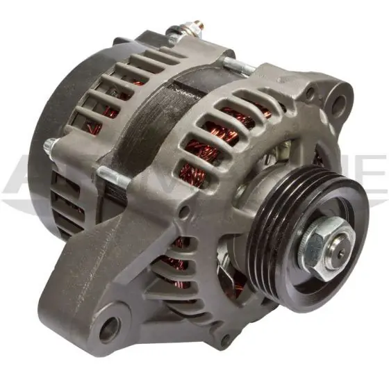 Mercury O/B Alternator 2001-2011 75-115 HP 12V 50-Amp 4-Groove Serpentine Pulley, Replaces Merc # 89 Authentic