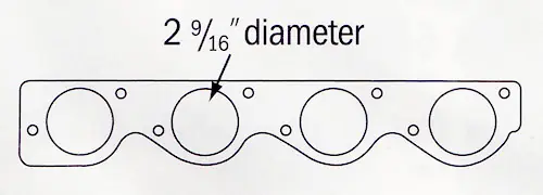 Adapter to Header 2-3/8" Big Tube Gasket Popular