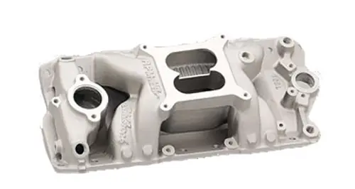 While Supplies Last Edelbrock Small Block Chevy pre-1986 RPM Air-Gap Manifold