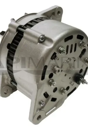Yanmar 3JH, 4JH, 6LY, 4LH & 6CX Engs. 12V 80-Amp Hitachi Style Alternator, Replaces Yanmar #119573-7 Genuine