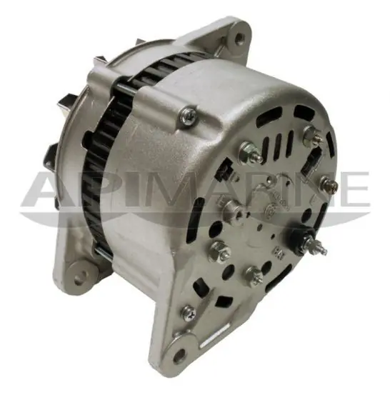 Yanmar 3JH, 4JH, 6LY, 4LH & 6CX Engs. 12V 80-Amp Hitachi Style Alternator, Replaces Yanmar #119573-7 Genuine