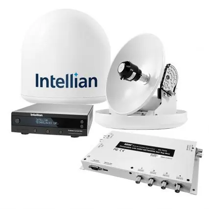 Intellian I2 Us System W/Dish/Bell Mim-2 (W/3m Rg6 Cable) & 15m Rg6 Cable Save Now