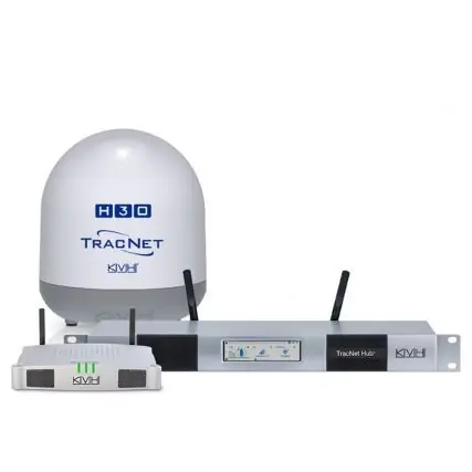 High Quality KVH 01-0432-11 Tracnet H30 Ku-Band Antenna W/Tracnet Hub