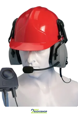 Entel CHP450HD/DX Double ear-cup defender with large PTT (hard hat use only) Trending