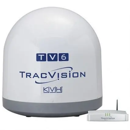 KVH 01-0369-02 Tracvision Tv6 - Linear & Sky Mexico W/Auto Skew & Gps - Special Order (Truck Freight Only) Last Chance