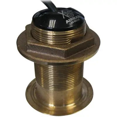 Sitex B-60-12-CX 600W Bronze 12 tilt-element w/temp for 8 to 15 hull deadrise (Beam angle:45@50kHz,12 @200kHz) Top Rated