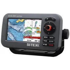 Sitex SVS-560CFE GPS Chart - Dual Freq. 600W Digital Sonar System, 5" Color LCD w/Int & Ext GPS Ant. & Navionics + Card Certified