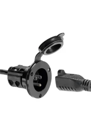 Authentic Minn kota 1865111 MKR-21 AC Power Port (Black) BULK PACK