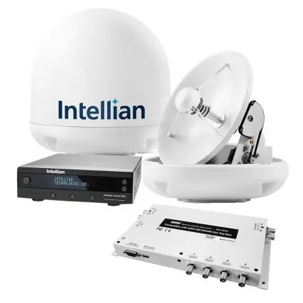 Best Seller Intellian I3 Us System W/Dish/Bell Mim-2 (W/3m Rg6 Cable) & 15m Rg6 Cable