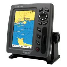 Bargain Sitex SAS-300-2 7" Color LCD, 2w Class B AIS Transceiver with External GPS Antenna 10m cable, includes Navionics+ Card