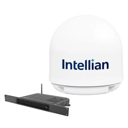 Certified Intellian Fb250 Inmarsat Fleet Broadband Maritime Terminal W/19" Rack Mount Bdu