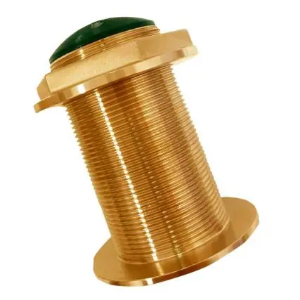 Affordable Sitex Bronze Low Profile Thru-Hull High-Frequency Chirp Transducer - 600w & 130-210khz