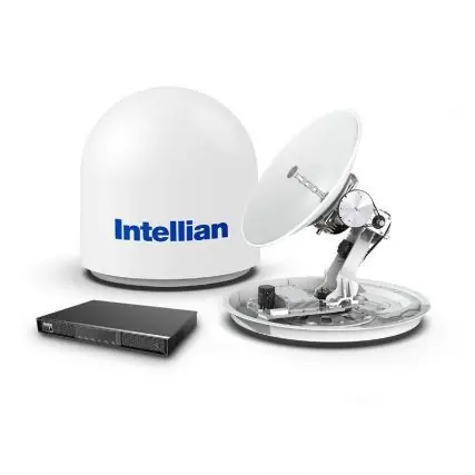 In Demand Intellian V60e 65cm Ku-Band Maritime Vsat Antenna System - 6w Single Buc Single Cable - Lightweight