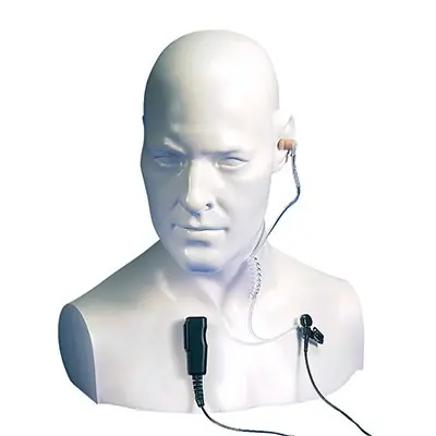 Order Now Entel EA15/DX Acoustic tube earpiece with tie clip microphone / PTT