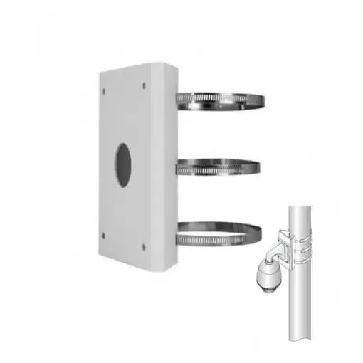 Same Day Shipping Enviro Cams UP08PMalloy Pole Mount for Outdoor PTZ (Pan Tilt Zoom) Security Cameras