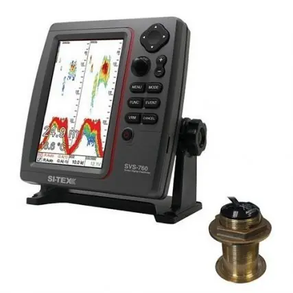 Brand New Sitex Svs-760 Dual Frequency Sounder 600w Kit W/Bronze 12 Degree Transducer