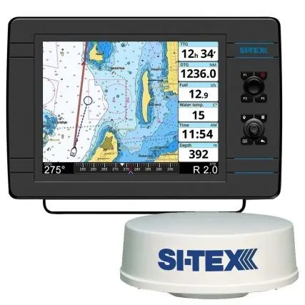 Certified Sitex Navpro 1200f W/Mds-12 Wifi 24" Hi-Res Digital Radome Radar W/15m Cable