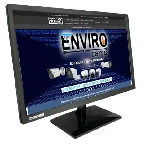 Same Day Shipping Enviro Cams 24"1080 24" Monitor - Security Camera System