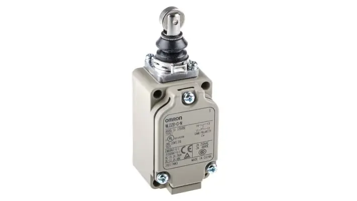 Authentic Omron WLD28-G-N LIMIT SWITCH, TOP ROLLER PLUNGER