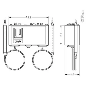 Danfoss 060L113166 DANFOSS KP98 DUAL THERMOSTAT Special Offer
