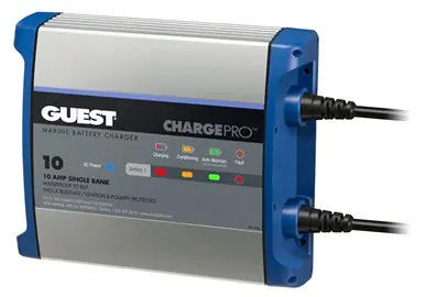 Final Sale Guest 2710A GUEST CHARGEPRO MARINE ON-BOARD BATTERY CHARGER 120V 10A
