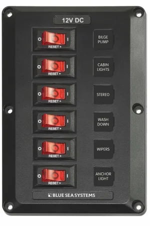 Reduced Price 6 Position Below Deck Circuit Panel