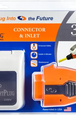 32 amp White Inlet & Female Connector Combo Kit Don't Miss Out