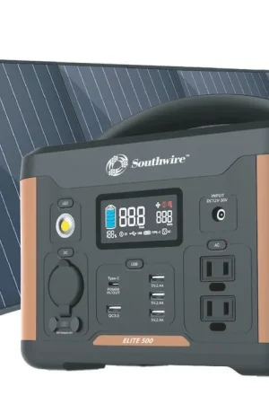 Elite 500 Series Portable Power Station Bundle Holiday Sale