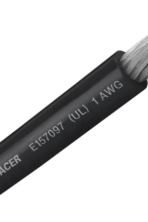 1 AWG Black - 500 foot Premium