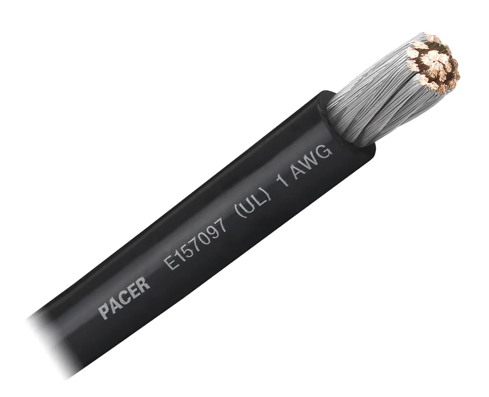 1 AWG Black - 500 foot Premium